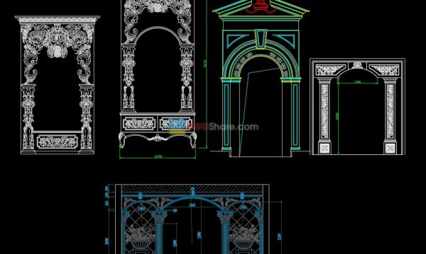 1. Classic Furniture CAD Blocks free download