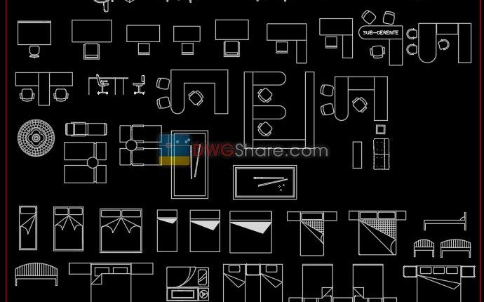 1.Furniture Cad Blocks free download