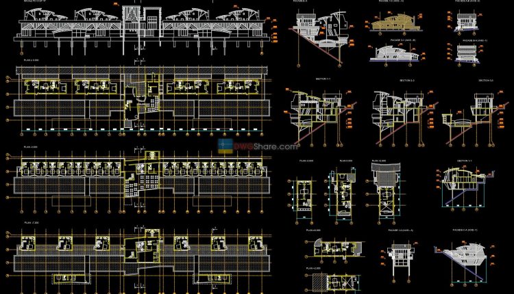 16.Mountain Luxury Hotel AutoCAD file free download