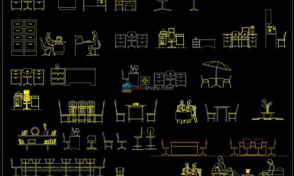 6 years ago
                

                
             9,4322.Office furniture front view AutoCAD blocks free download