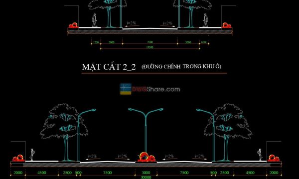 4. Road sections Cad Blocks free download
