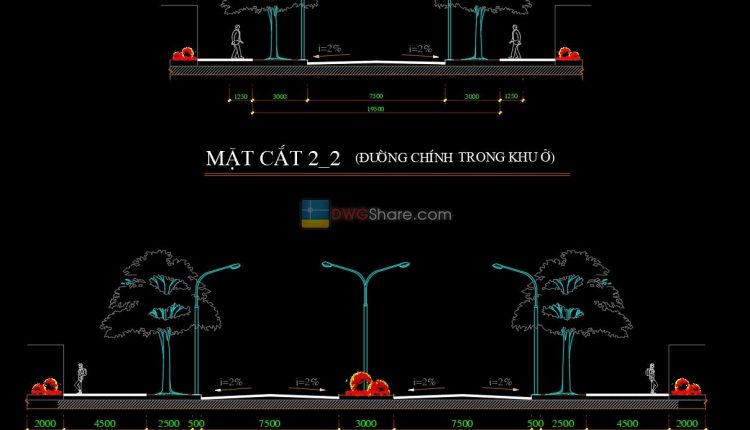 4. Road sections Cad Blocks free download