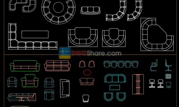 6 years ago
                

                
             6,5515. Sofa top view Autocad Blocks free download