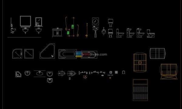6 years ago
                

                
             8337. Sanitary ware set free AutoCAD drawing download
