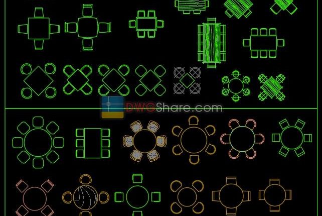 8 .Furniture Cad Blocks free download