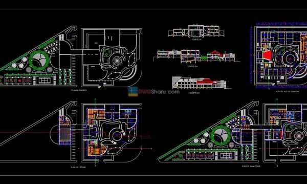 8.Plans of Cultural centers, exhibition rooms museums, and stands