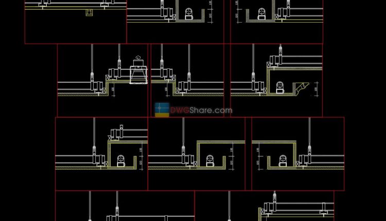 Free Autocad Ceiling Details 1