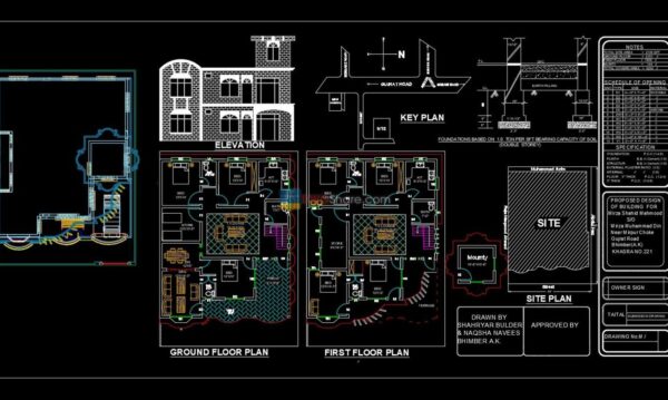House Plan Design 2 AutoCAD File Free download