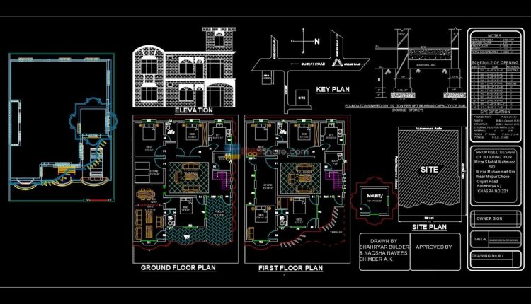 House Plan Design 2 AutoCAD File Free download
