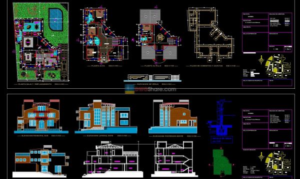 6 years ago
                

                
             13,609Modern Villa 2d AutoCAD File Free Download