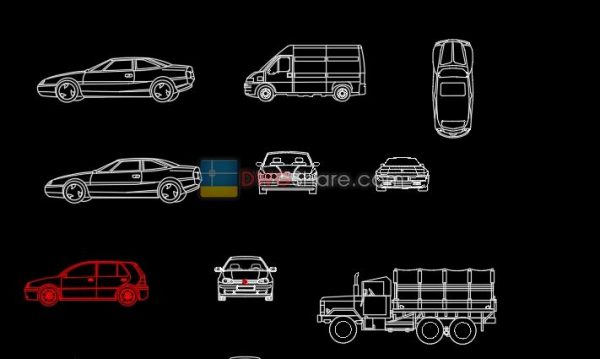 1.Transport AutoCAD blocks free download
