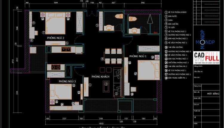 17.Apartment Plan Design AutoCAD File Free download