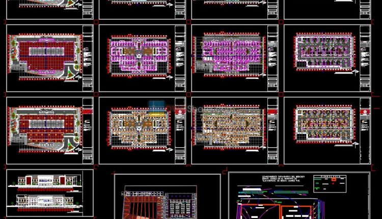 17.Shopping Mall Plan AutoCAD file free download