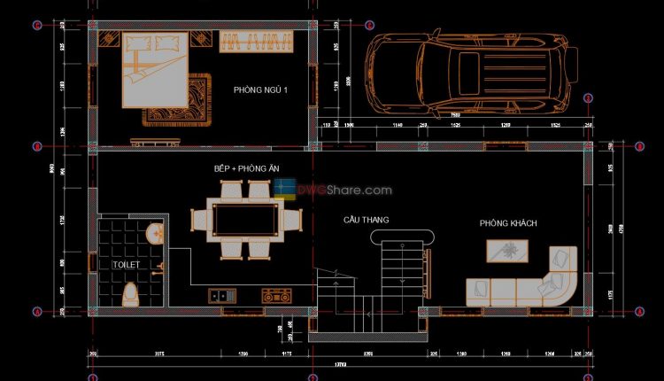 19.House Plan Design AutoCAD File Free download