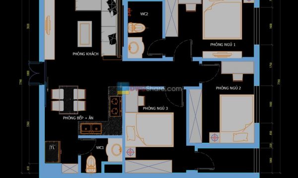 21.House Plan Design AutoCAD File Free download