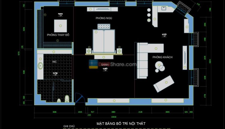 27.Apartment Plan Design AutoCAD File Free download