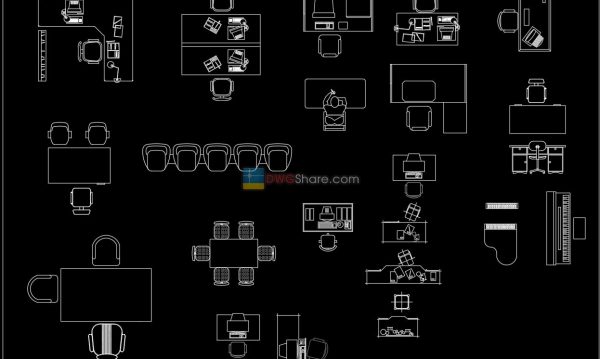 6 years ago
                

                
             3,6303.Office furniture front view AutoCAD blocks free download