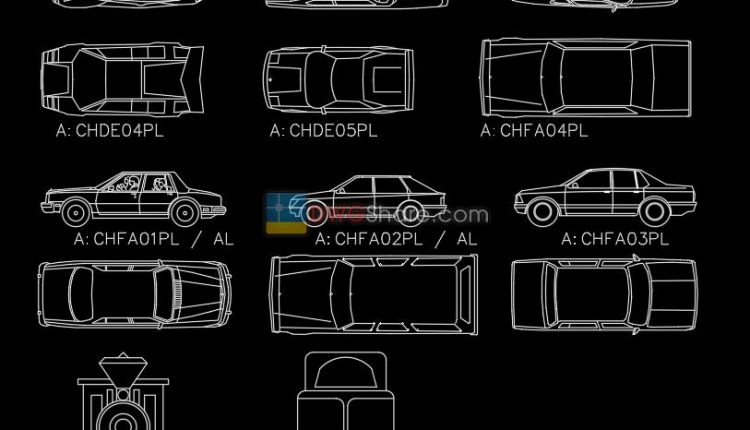 3.Transport AutoCAD blocks free download