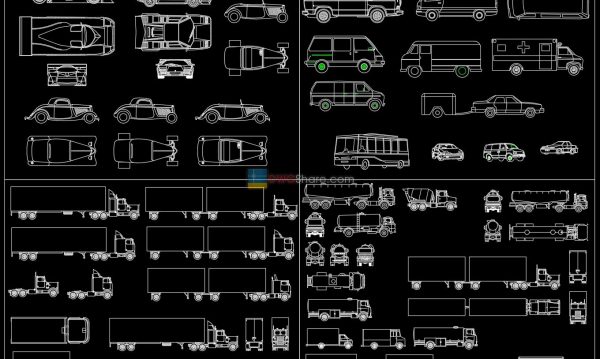 5.Transport AutoCAD blocks free download