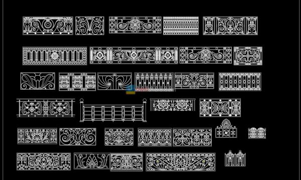 6 years ago
                

                
             15,5866.Classic railing AutoCAD file free download