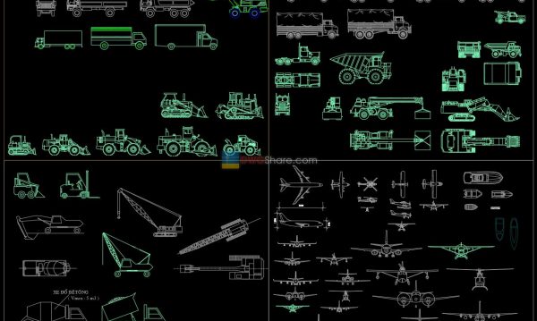 6.Transport AutoCAD blocks free download