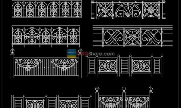 6 years ago
                

                
             6,5927.Classic railing AutoCAD file free download