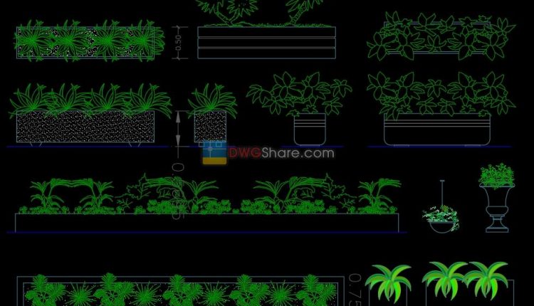 9. Trees AutoCAD blocks free download