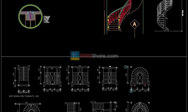 5 years ago
                

                
             1,8429.Free DWG models of Stairs in plan and elevation view