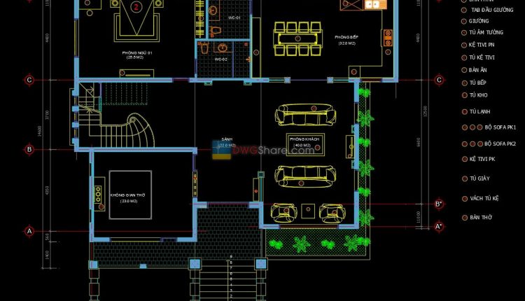 30.Apartment Plan Design AutoCAD File Free download
