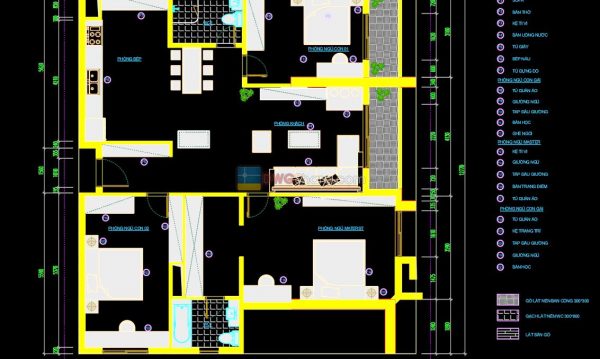36.Apartment Plan Design AutoCAD File Free download