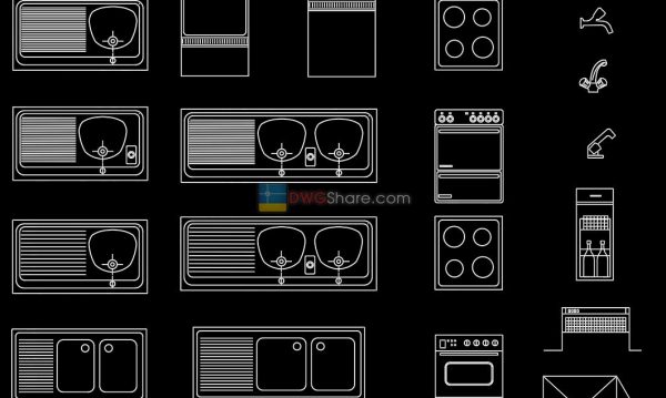 5 years ago
                

                
             2,8727.Kitchen furniture AutoCAD blocks free download