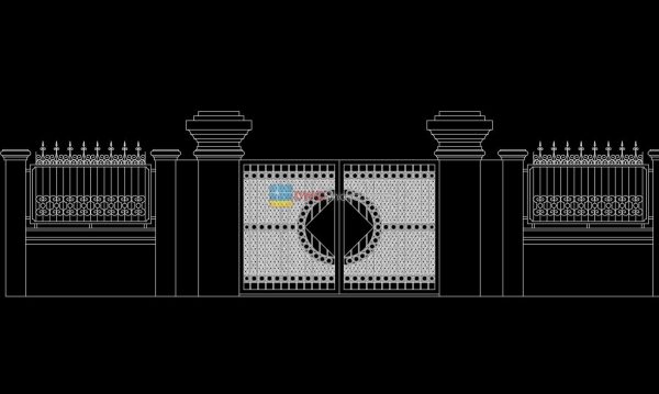 5 years ago
                

                
             1,22617. Gate design AutoCAD blocks free download