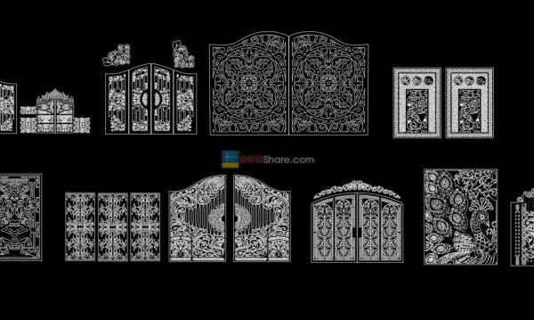 5 years ago
                

                
             1,67219. Gate design AutoCAD blocks free download