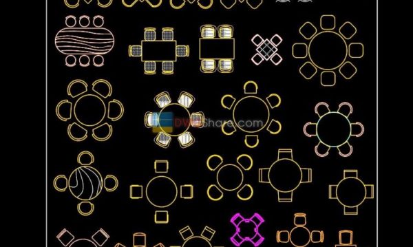 5 years ago
                

                
             3,17616.Dining table and chairs Cad Blocks free download
