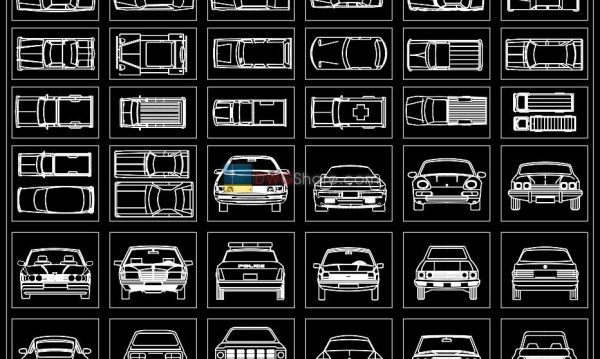 7.Transport AutoCAD blocks free download