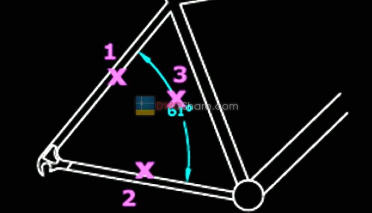 DimAngular command in CAD
