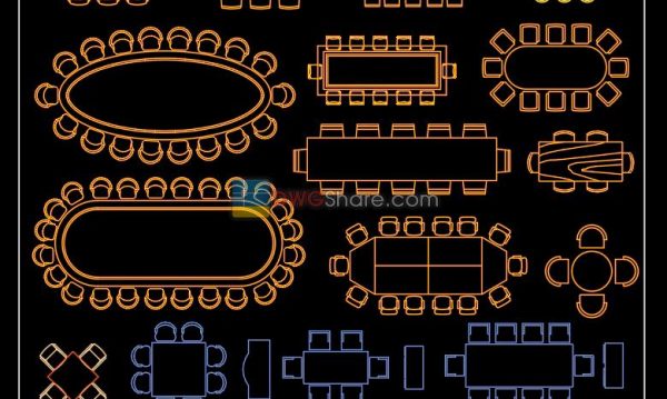 5 years ago
                

                
             1,52718.Dining table and chairs Cad Blocks free download