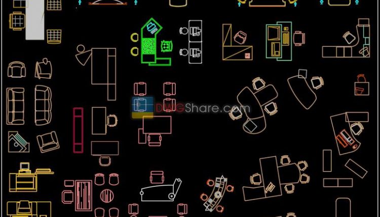 25.Furniture Cad Blocks free download