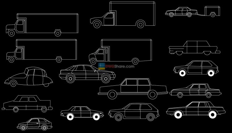 10.Transport AutoCAD blocks free download