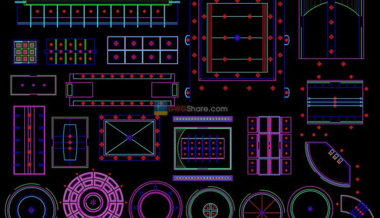 12.Free Autocad Ceiling Details
