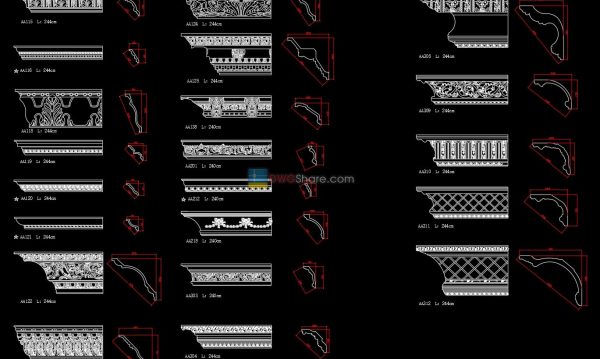 5 years ago
                

                
             1,59915.Neoclassical Style Decor CAD Design Elements