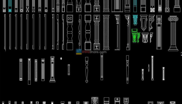 16.Other Kitchen Accessories AutoCAD blocks free download