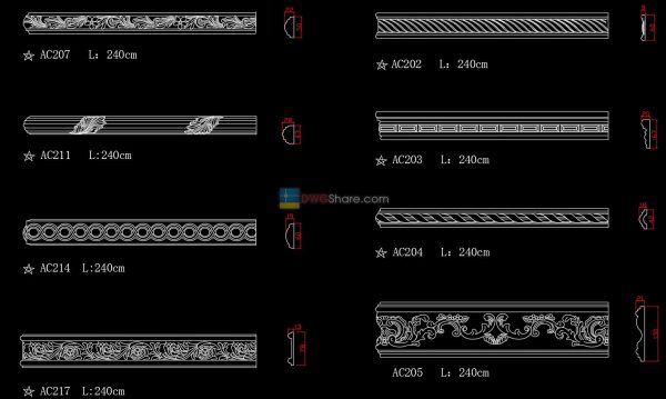 5 years ago
                

                
             1,02723.Neoclassical Style Decor CAD Design Elements