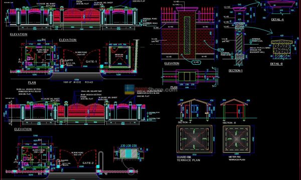 5 years ago
                

                
             2,41024.Gate and Fence design AutoCAD blocks free download
