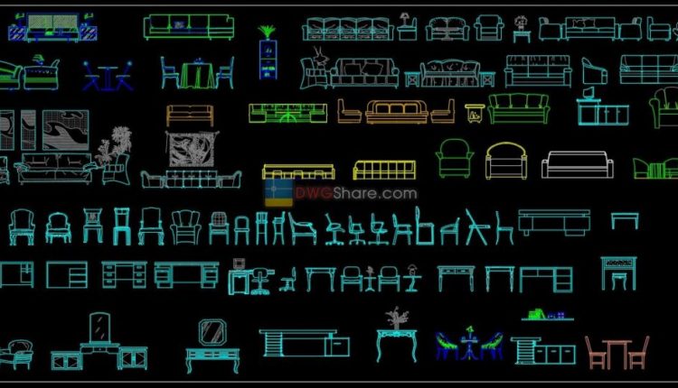41.Furniture Cad Blocks free download