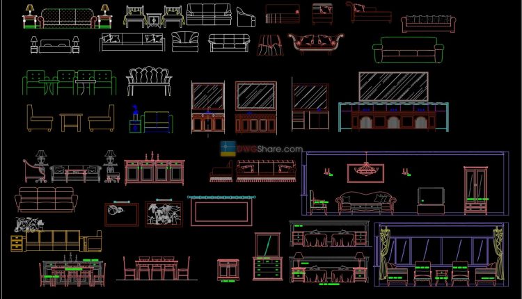42.Furniture Cad Blocks free download