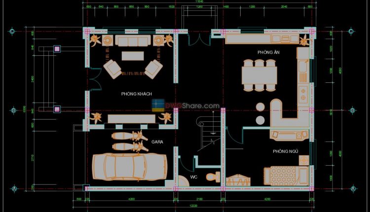 48.House Plan Design AutoCAD File Free download