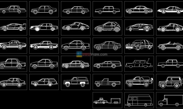 8.Transport AutoCAD blocks free download