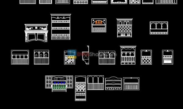 5 years ago
                

                
             1,1439.Kitchen Cabinets AutoCAD blocks free download