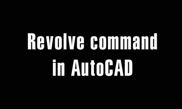 5 years ago
                

                
             549Rev command – Revolve command in AutoCAD – Create the revolution 3D solid